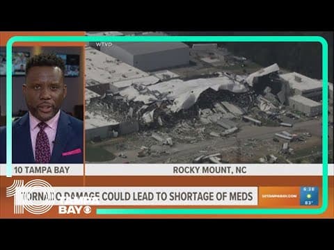Tornado at Pfizer plant could worsen medication shortage