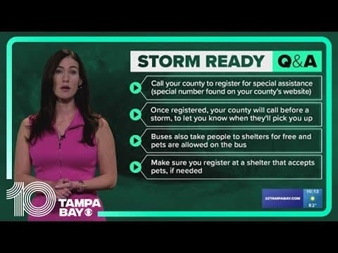 National Hurricane Preparedness Week: How to evacuate if you have special needs or can't drive