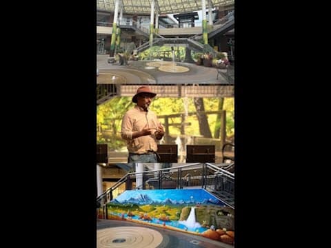 Mural at Redmond Town Center has been covered in vinyl wrap