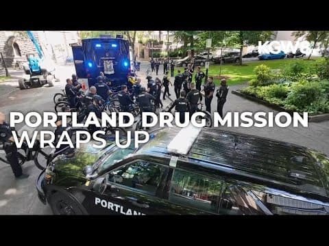 Portland police cracking down on drug abuse, drug dealing