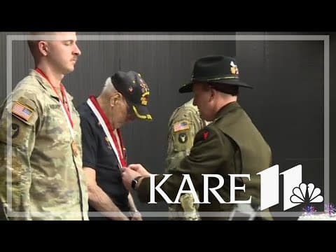 WWII veteran receives surprise honor on his 102nd birthday