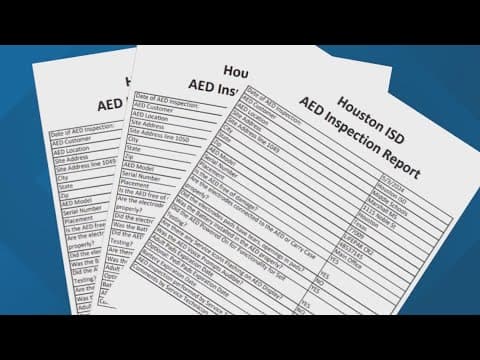 A look at the status of AEDs in Houston ISD schools