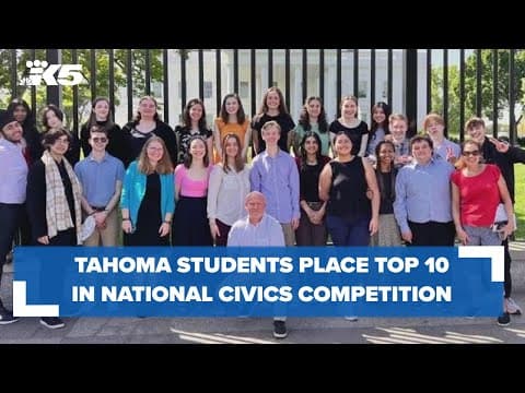 Tahoma High School students earn top 10 finish in national civics competition