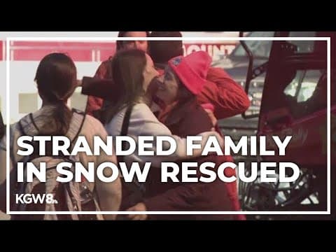 Deputies rescue family lost near Government Camp on Wednesday night