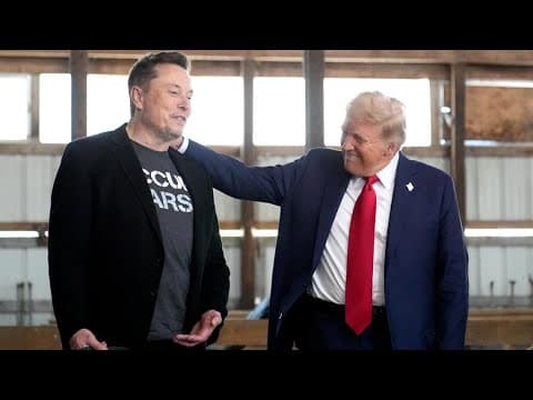 Public feud continues between President Donald Trump and Elon Musk