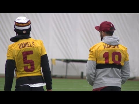 Mariota gives Daniels words of encouragement before game-winning touchdown pass