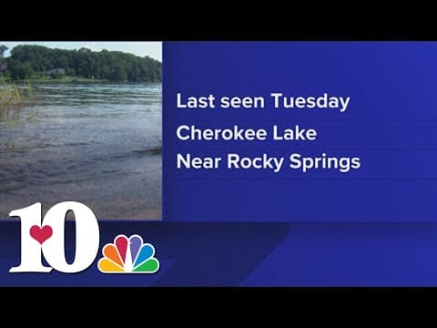 Rescue squads searching after swimmer not found after diving in Grainger County lake Tuesday evening