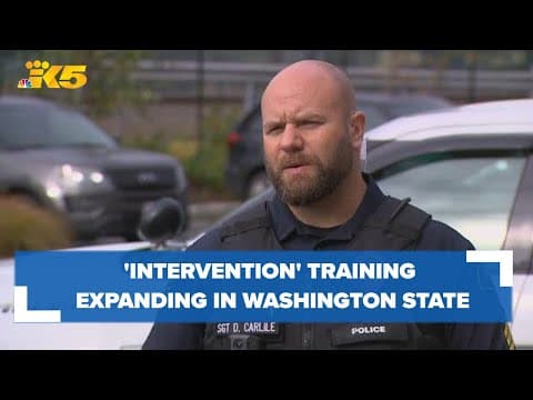'Intervention' training spreading through Washington state's police departments