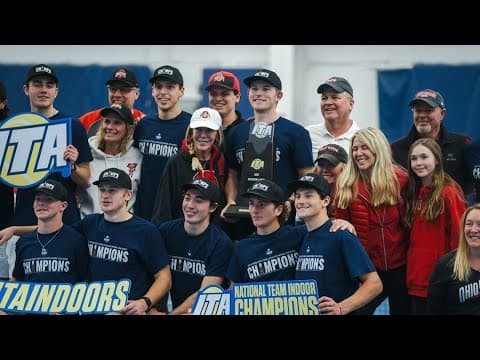 Ohio State's indoor tennis team wins national championship