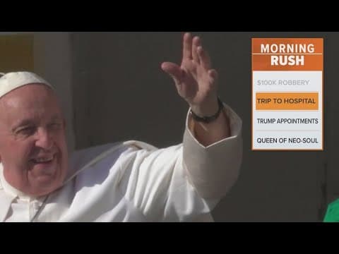 Pope Francis in the hospital with bronchitis