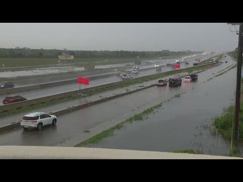 Widespread rain brings street flooding to the Houston area