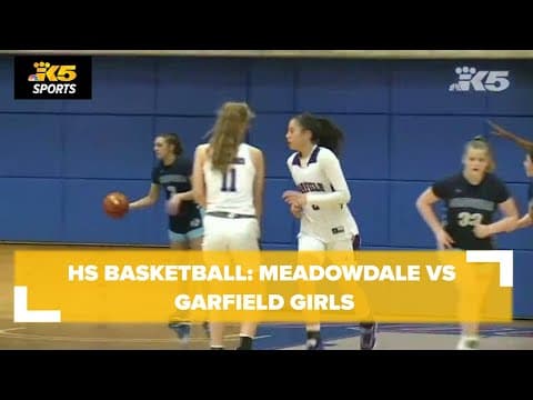 HS Basketball State Tourney:  Meadowdale vs. Garfield girls