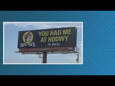Did Buc-ee's mean to misspell 'Howdy' on a Texas billboard?
