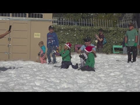 Sherman Heights kids get a chance to play in a winter wonderland