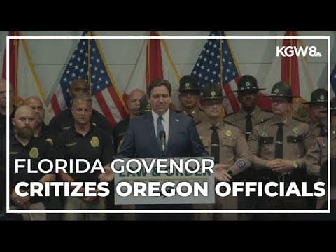 Oregon seeks extradition of rape suspect from Florida following Gov. DeSantis criticism