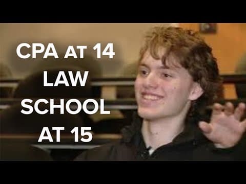 CPA at 14, Law Student at 15 - New Orleans' kid wows 'em