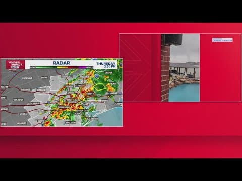 Tornado captured on video near Atascocita