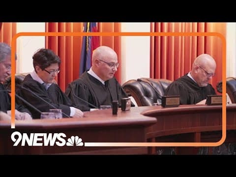 Colorado Supreme Court justices question whether the state can bar Trump from the 2024 ballot
