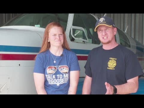 Pilot pops the question in a creative way