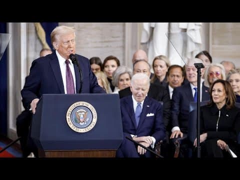 President Trump discusses 'historic political comeback' in inauguration speech