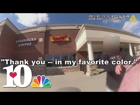Knoxville police officer buys coat for woman