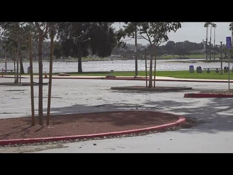 De Anza Cove parking lot remains closed for repairs