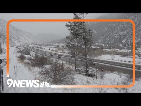 Truckers ticketed for skipping chains during April snowstorm on I-70