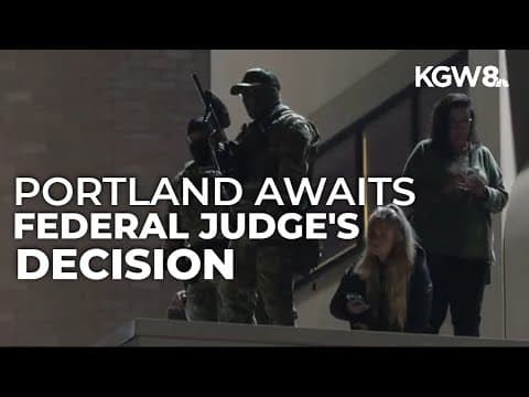 Oregon argues Trump deploying troops is based off 'fictional narrative' as Portland waits for ruling