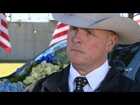 Brazoria County Sheriff Bo Stallman on death of one of his deputies