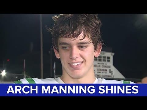 Arch Manning late TD leads Newman to victory