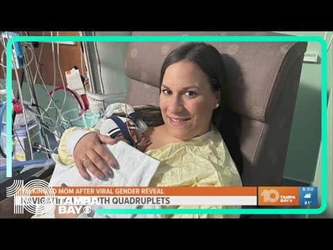 Mom shares navigating life with quadruplets after viral gender reveal