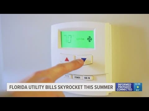 Florida utility bills set to soar this summer. Here's how you can save money