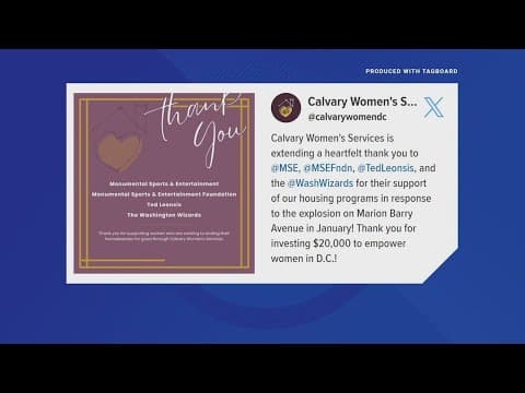 Monumental donates to shelter after explosion