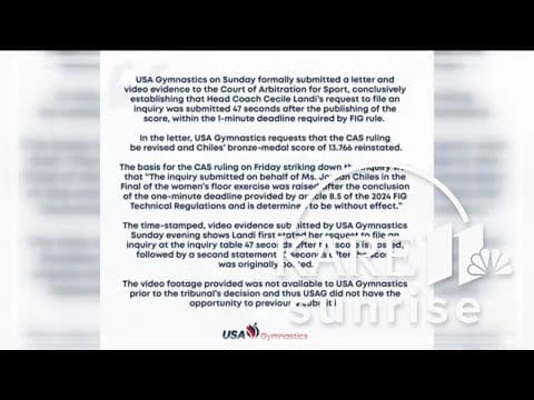USA Gymnastics contests bronze medal ruling