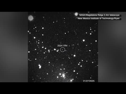NASA monitors asteroid 2024 YR4