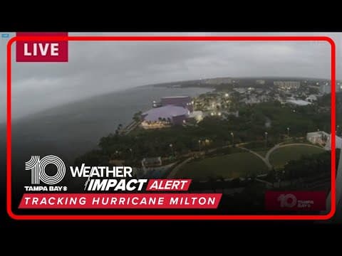 A look at the eye of Hurricane Milton