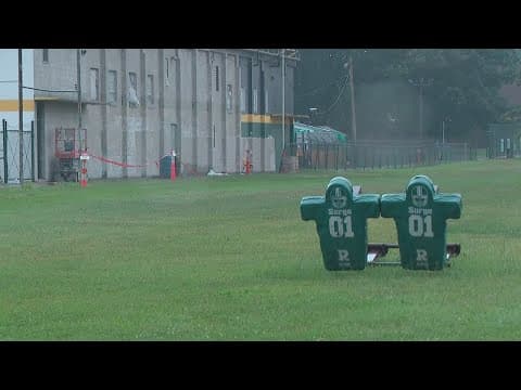 Coroner: 36-year-old man dies after being struck by lightning at north Columbus high school