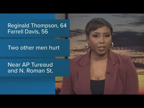 2 men killed in Seventh Ward shooting identified