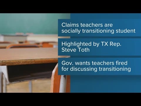 Gov. Abbott calls for investigation into Bellaire HS teachers for 'socially transitioning' student
