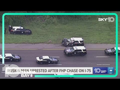 2 troopers taken to hospital after pursuit ends with Tampa crash