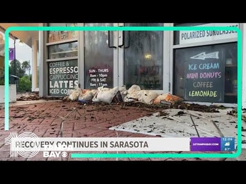 Crews making recovery progress in Sarasota following Hurricane Idalia