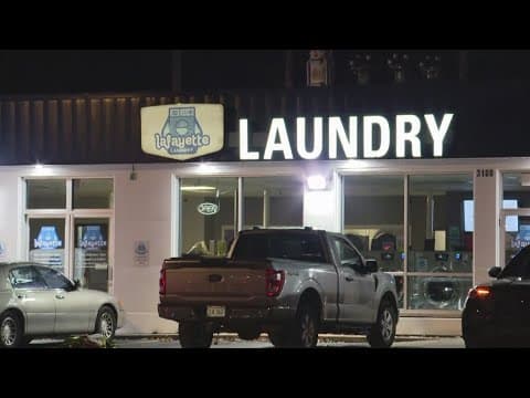 Police: 1 dead, 3 wounded in shooting at Lafayette laundromat