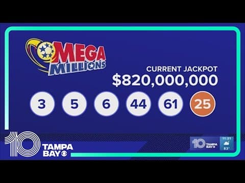 Did anyone win the $820M Mega Millions jackpot?