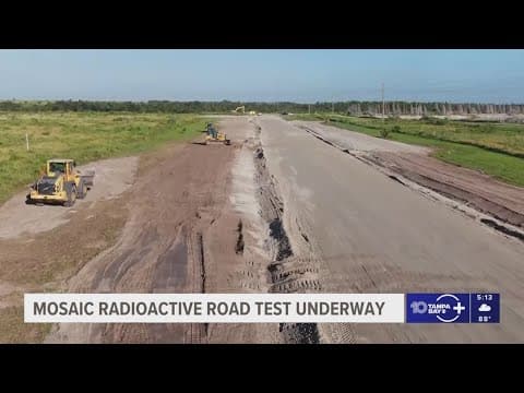 Mosaic launches controversial road project using radioactive phosphate waste