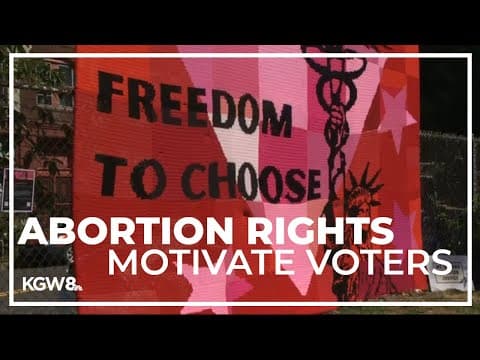 Advocates in Portland keep abortion rights in the spotlight ahead of November election