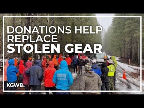 Donations help replace gear stolen from rescue team in Skamania County