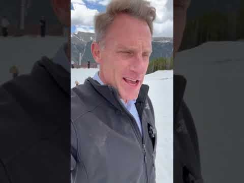 Red Gerard coaching kids at Copper Mountain