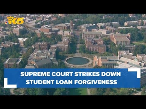 Supreme Court strikes down President Joe Biden's student loan forgiveness plan