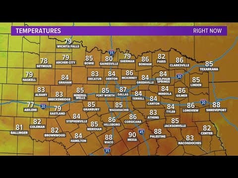 DFW Weather: Warm temperatures remain in place