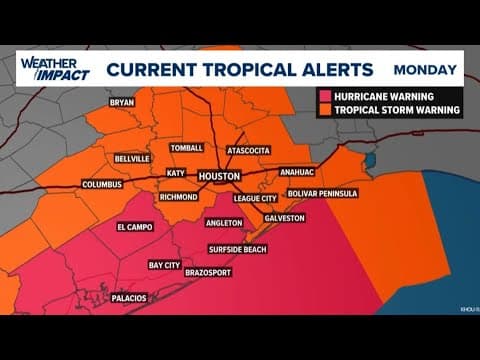 Live team coverage of Beryl's approach